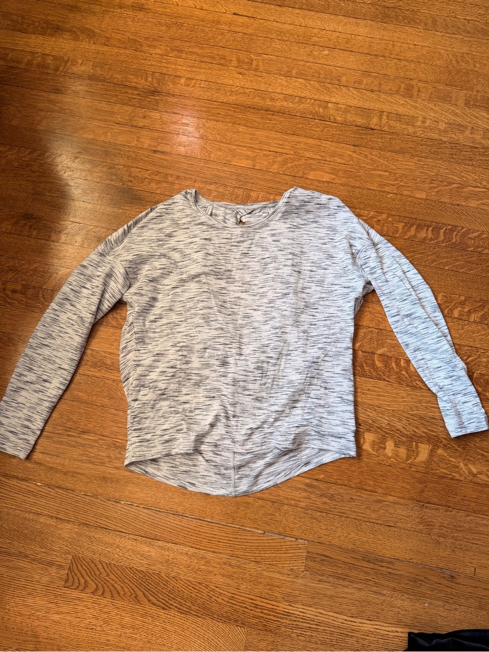 Lululemon open back Gray Long-Sleeve